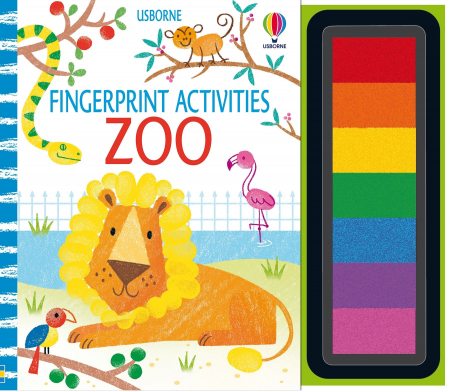 Carte cu activitati de pictat cu degetelele – Fingerprint Activities Zoo [9]