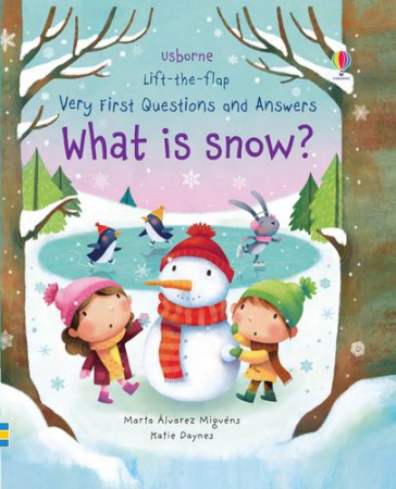 CĂRȚI USBORNE - Carte cu clapete: Very First Questions and Answers What is Snow?