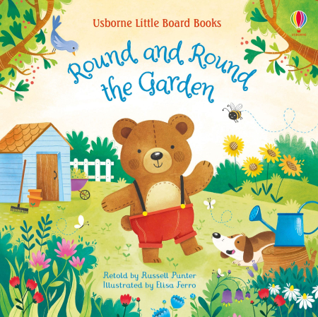 CĂRȚI USBORNE - Carte cu pagini cartonate Round and round the Garden
