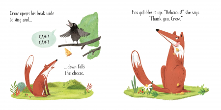 Carte cu pagini cartonate The Fox and the Crow [1]