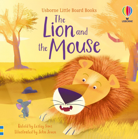 CĂRȚI USBORNE - Carte cu pagini cartonate The Lion and the Mouse