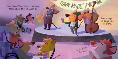 Carte cu pagini cartonate- The Town Mouse and the Country Mouse [2]