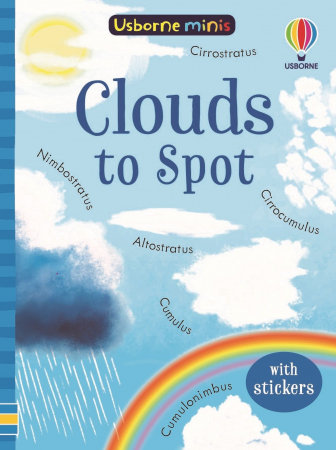 CĂRȚI USBORNE - Clouds to Spot- carte cu stickere