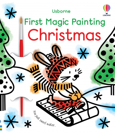 CĂRȚI CU ACTIVITĂȚI - First Magic Painting Christmas – Carte de pictat cu apa