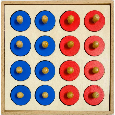Joc de memorie din lemn Memory Chess, 5 planse si 16 pioni, + 3 ani [1]