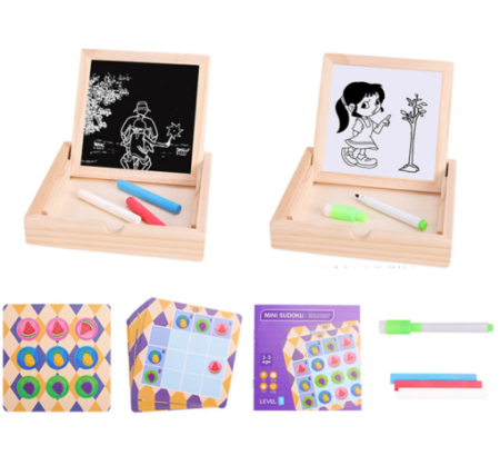 Joc de societate, Mini Sudoku, Tematica fructe, 3 ani+ [1]