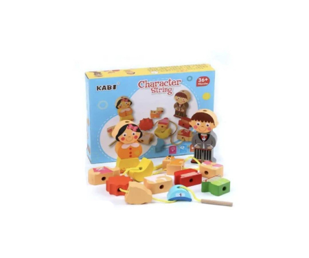 JUCĂRII - jucarie educativa insiruit margele lemn copii