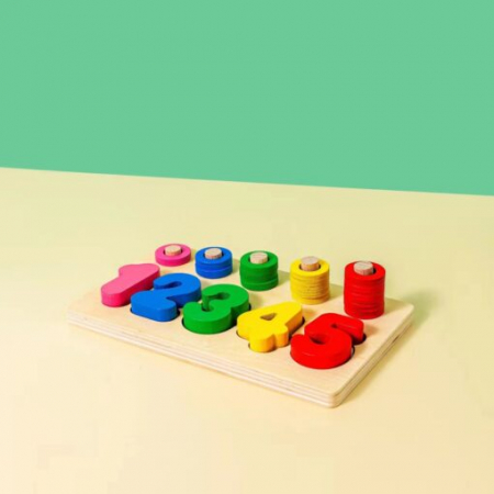 Joc educativ de asociere- cifre si culori, 3 ani, multicolor [1]