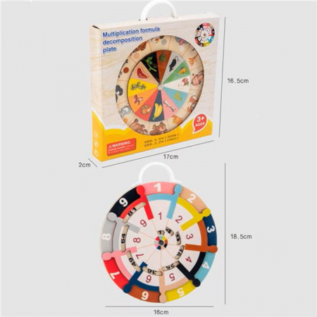 Joc educativ  tip Montessori 2 in 1 – Tabla inmultirii si Hrana animalelor [4]