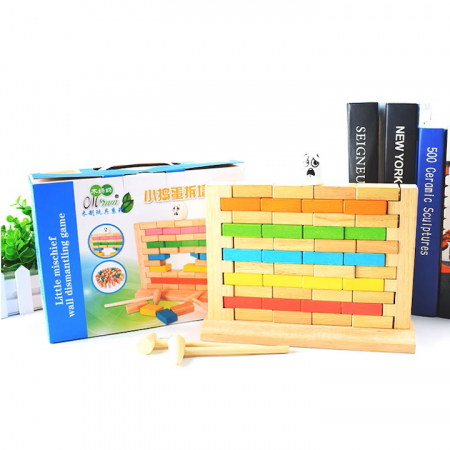 JUCĂRII - Joc educativ, Zidul lui Humpty Dumpty, 49 piese, 3 ani+