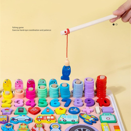 Joc logaritmic multifunctional 6 in 1 Montessori, Ambulanta, 3 ani+ [4]