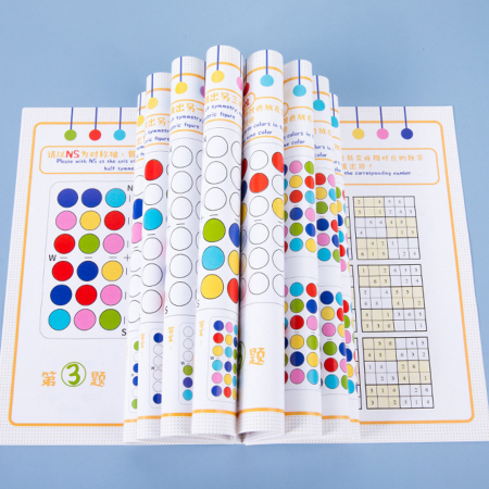 Joc logic Montessori -Simetria Culorilor, 3 ani+ [1]