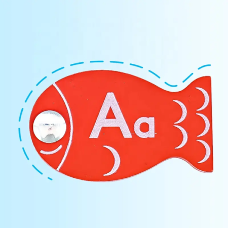 Joc Montessori Pescuit Magnetic cu pestisori colorati cu litere [1]