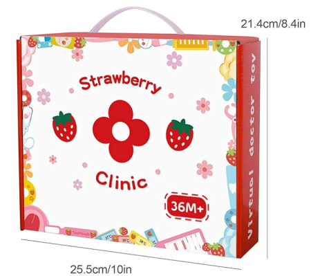 Joc Set de Doctor, 16 Ustensile Medicale din Lemn [2]