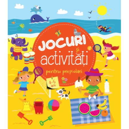 CĂRȚI CU ACTIVITĂȚI - Jocuri si activitati pentru prescolari (4-5 ani)
