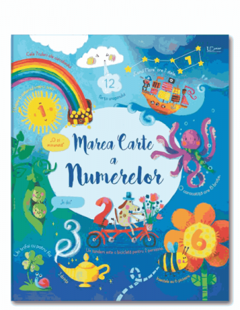 Vârsta 3-5 ani - Marea carte a numerelor (Usborne)