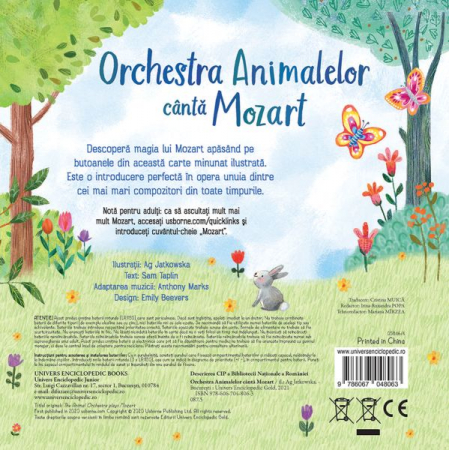 Orchestra Animalelor canta Mozart (Usborne) [4]