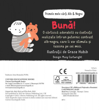 Primele mele carti Alb&Negru - Buna! (Usborne) [5]