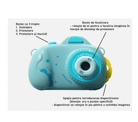 Proiector si camera foto pentru copii, 24 modele, 3 ani+ [2]