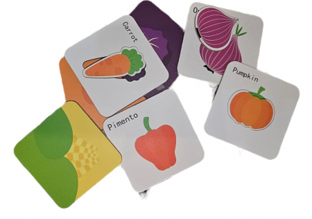 Puzzle din carton in cutie din metal, legume, 24 piese, + 3 ani [6]