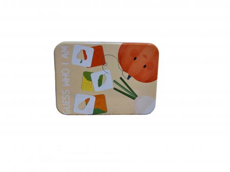 Puzzle din carton in cutie din metal, legume, 24 piese, + 3 ani [3]