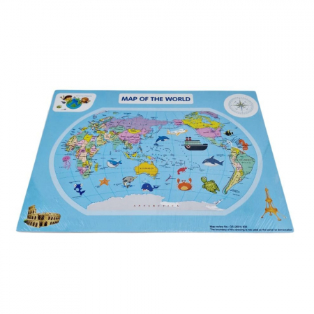 Puzzle Harta Lumii, 27 piese, 3 ani+ [1]
