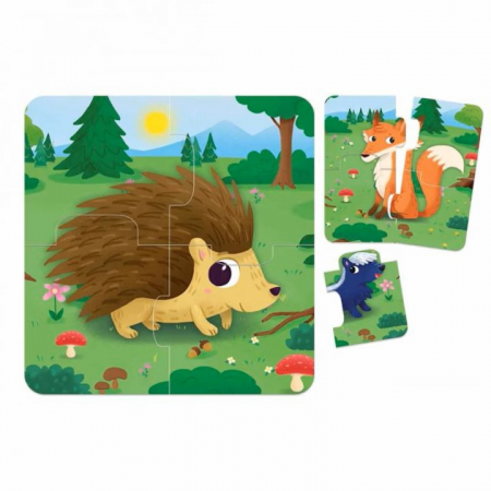 Set 8 puzzle piese mari Baby Puzzle – Animale din Padure [1]