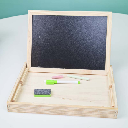 Tabla magnetica din lemn cu puzzle si desen, Ferma [1]