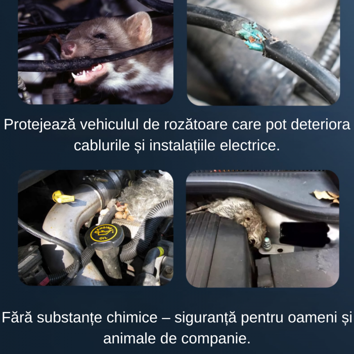 Aparat impotriva rozatoarelor, soareci, sobolani, Anti Repeller, consum redus de energie, cu Ultrasunete pentru autoturisme, rulote 12V [2]