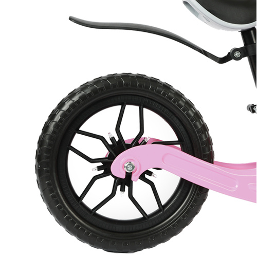 Bicicletă Fără Pedale pentru Copii 2+ – Roți 12", Cadru din Magneziu, Greutate redusă, Curea de Umăr, Ușor de transportat, Roz [3]