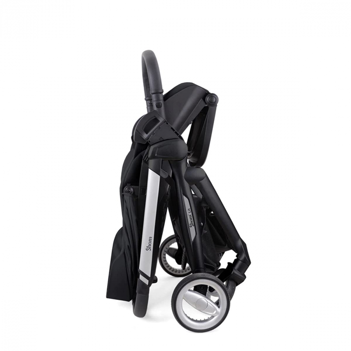 Carucior 2 in 1 pentru Bebelusi, Shom, Landou Reversibil pentru Copii, Inclinare Sezut in 4 Pozitii, Pliabil, Centura 5 Puncte, 0 - 36 luni, negru [7]