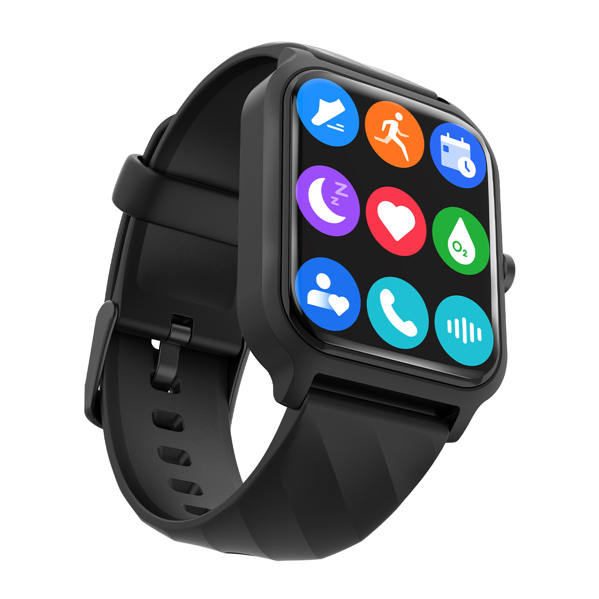 smartwatch ceas negru [2]