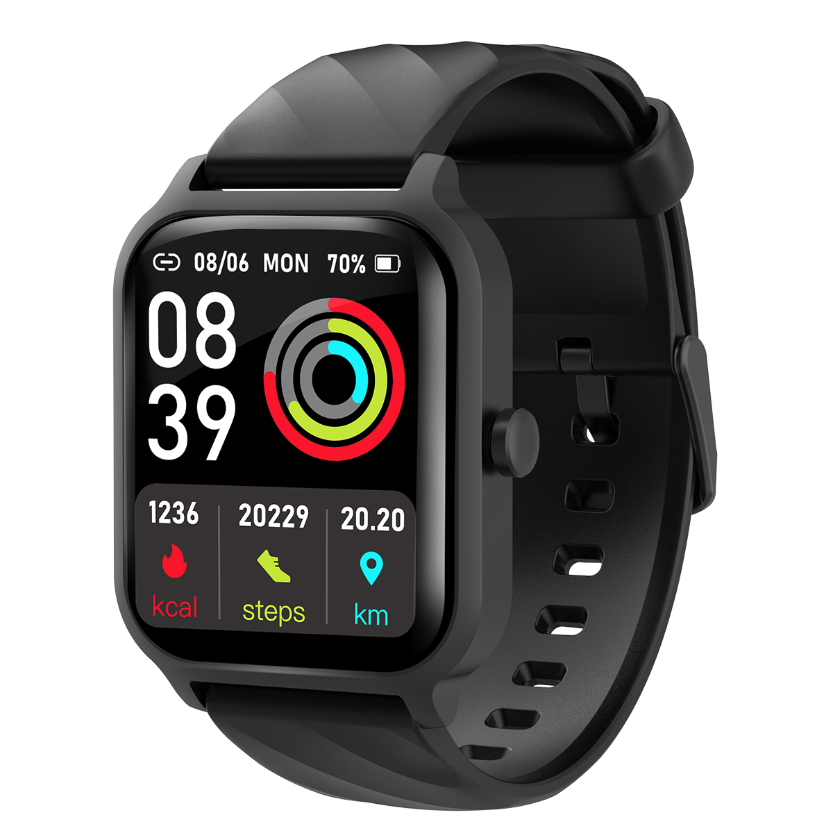 smartwatch ceas negru [4]