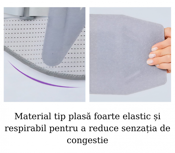 Centura Lombara Unisex Elastică cu Placi de Otel, Suport pentru Decompresie, Ameliorarea Durerilor de Spate, Compresie Termica, Sustinere Invizibila si Relaxare Musculara, Masura L, lungime 100 cm [5]
