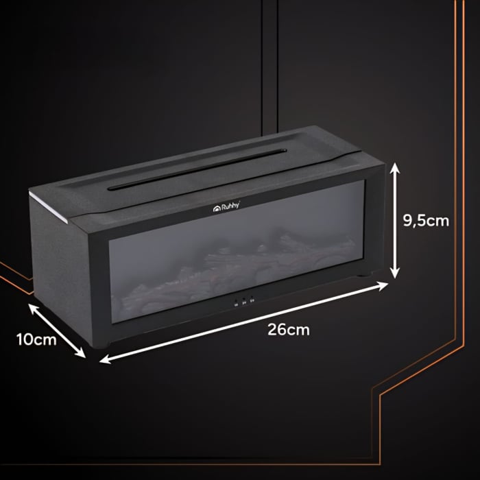 Difuzor de aromaterapie pentru uleiuri, umidificator, efect de șemineu, 150 ml, ceață și flacără de șemineu într-un singur dispozitiv [4]