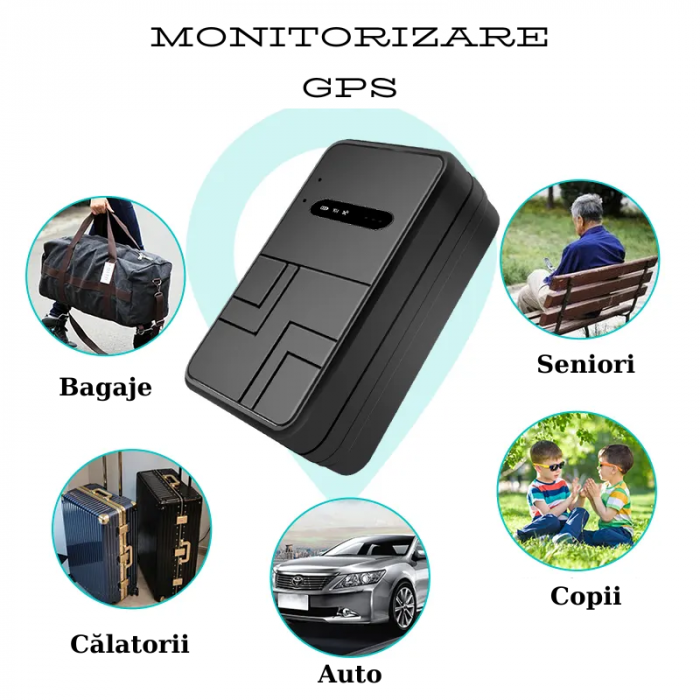 GPS Tracker Auto, 4G, Portabil, Fixare Magnetica, Baterie 10.000 mAh, Standby 240 Zile, Localizare in Timp Real, Istoric Date, Alerte Multiple Anti-Furt, Retea GSM/GPRS, Localizare Animale, Obiecte [3]