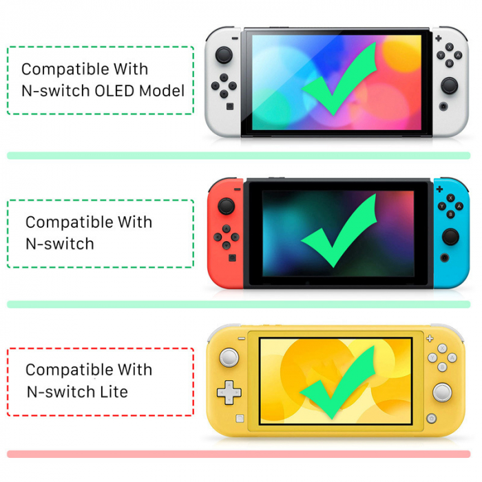 Husa Carduri Consola Gaming, 64 Compartimente, Compatibila cu Nintendo Switch / OLED si TF Card, Cutie Depozitare din Silicon cu Inchidere Magnetica, Negru [4]
