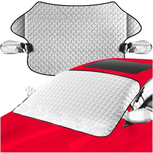 Husa magnetica pentru parbriz si oglinzi cu protectie impotriva inghetului sau razelor solare, 143 x 122 cm [10]