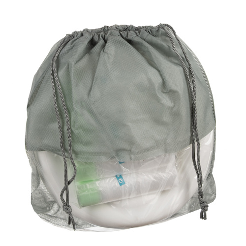 Oliță Portabilă Copii, 2-în-1, Pliabilă, cu Capac și 100 Pungi Incluse [7]