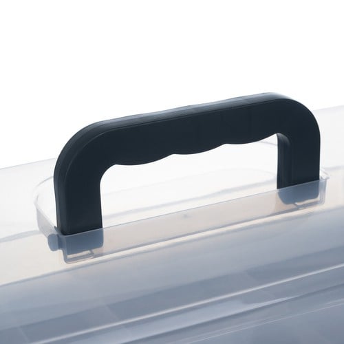 Organizator de medicamente cu compartimente, Cu blocare rotativa, Design de capacitate mare, Rezistent la apa si praf, Portabil, Usor de curata [5]