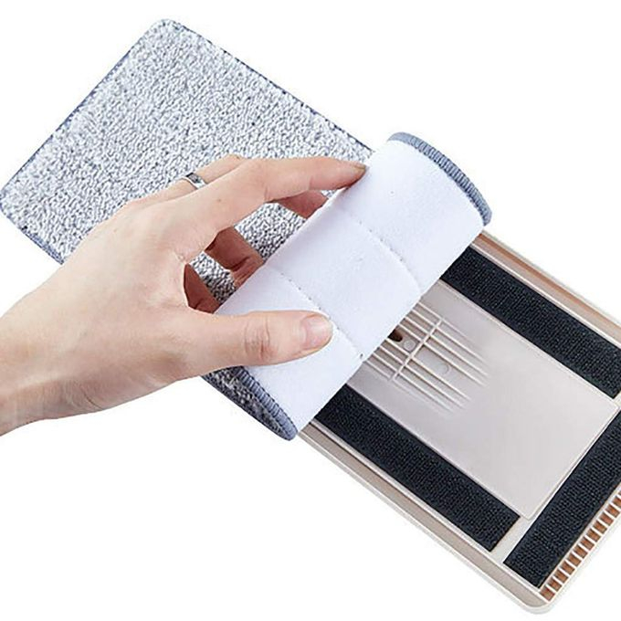 Rezerva de mop, 33x10 cm,din microfibra, absoarbe rapid lichidele, compatibila cu mopul WstPro 36cm sau toate mopurile cu acceasi dimensiune, Gri [3]
