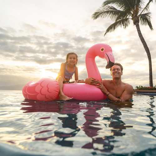 Saltea Flamingo Roz XXL Intex Gonflabilă pentru Adulți și Copii, Ideală la Piscină sau Mare [4]