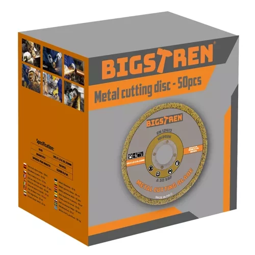 Set 50 discuri debitare metal, Bigstreen, 125 x 22.23 x 1 mm [5]
