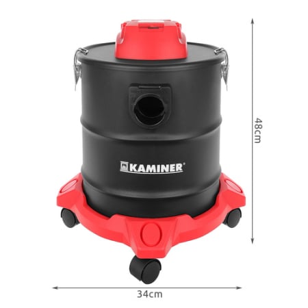 Aspirator de cenusa pentru soba, semineu, centrala, gratar, aspirare puternica si curatenie fara efort cu funcția de suflare 20l, 1600W , filtru HEPA lavabil, Manusi si Geanta Textila de Lemne [9]