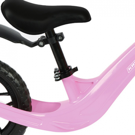 Bicicletă Fără Pedale pentru Copii 2+ – Roți 12", Cadru din Magneziu, Greutate redusă, Curea de Umăr, Ușor de transportat, Roz [1]