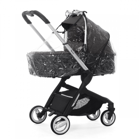 Carucior 2 in 1 pentru Bebelusi, Shom, Landou Reversibil pentru Copii, Inclinare Sezut in 4 Pozitii, Pliabil, Centura 5 Puncte, 0 - 36 luni, negru [8]