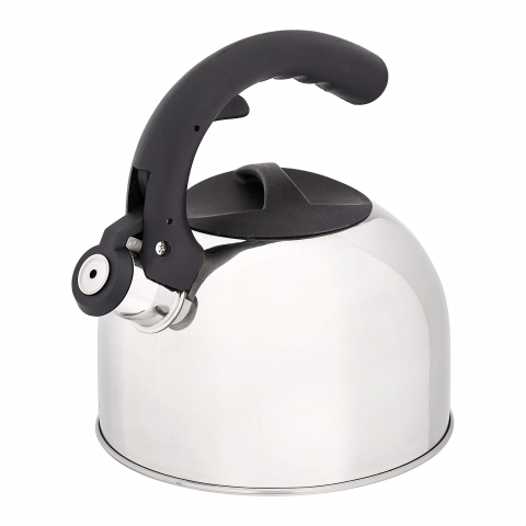 Casa & Gradina - Ceainic cu fluier, clasic, capacitate 1.9 L, Otel Inoxidabil, maner ergonomic rezistent la caldura, pentru plite pe gaz sau electrice