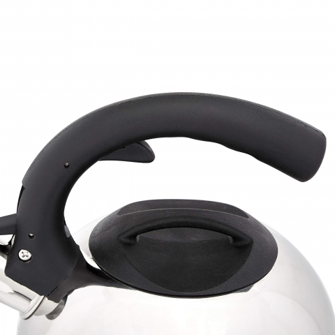 Ceainic cu fluier, clasic, capacitate 1.9 L, Otel Inoxidabil, maner ergonomic rezistent la caldura, pentru plite pe gaz sau electrice [4]