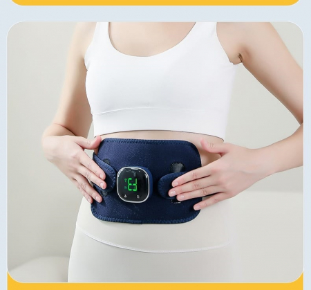 Centura de Masaj si Incalzire pentru Spate, Suport Lombar, pentru Ameliorarea Durerilor Lombare si Abdominale, Relaxare Musculara, 3 viteze de masaj,  marimea L [6]