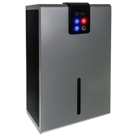 Dezumidificator aer cu LED RGB si telecomanda, 90 W, tehnologie Peltier, rezervor 2200 ml, afisaj temperatura/umiditate, higrostat, 3 moduri functionare, 21 x 15 x 36 cm [6]